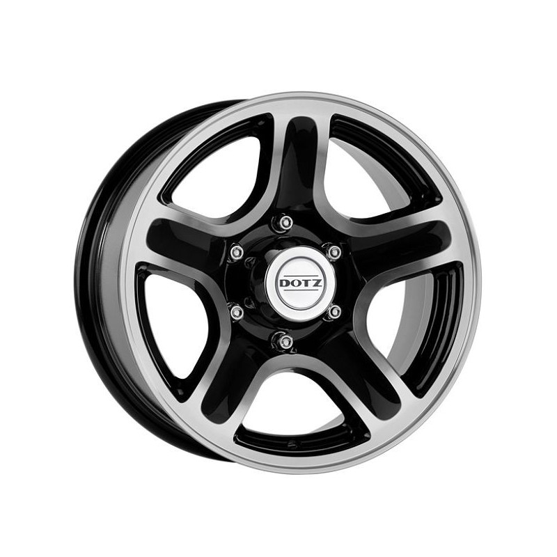Jante alu 15 pouces DOTZ Hammada Noir 5x114,3