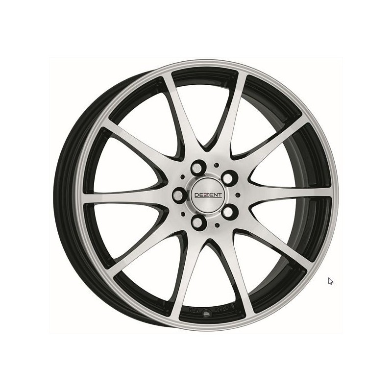 Jante alu 15 pouces DEZENT TI Noir Touran Passat Jetta Golf Leon Altea A3 A4 A6 5x112