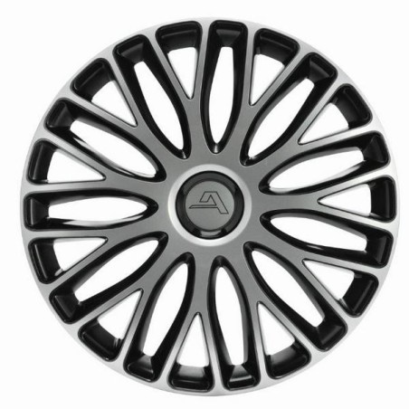 Enjoliveur 14 pouces argent MILAN - pack 4 enjoliveurs