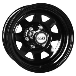 Jante tole 15 pouces DOTZ Dakar Noir 6x139,7