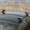 Barre de toit alu Totus 130 cm fixation portières - 007 (par 2)