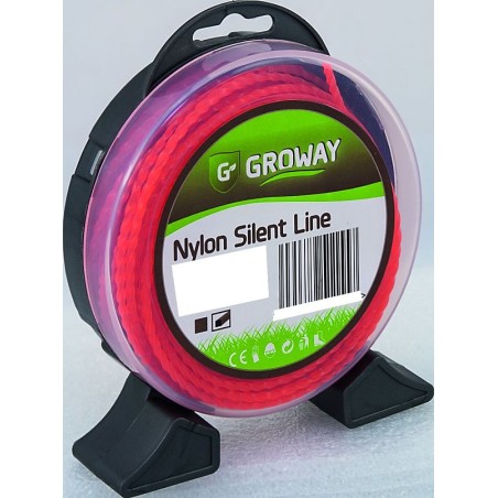 Fil pour débroussailleuse carré 2,7 mm SILENT blister 36 mètres