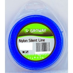 Fil debroussailleuse étoilé 3 mm SILENT blister 14 mètres