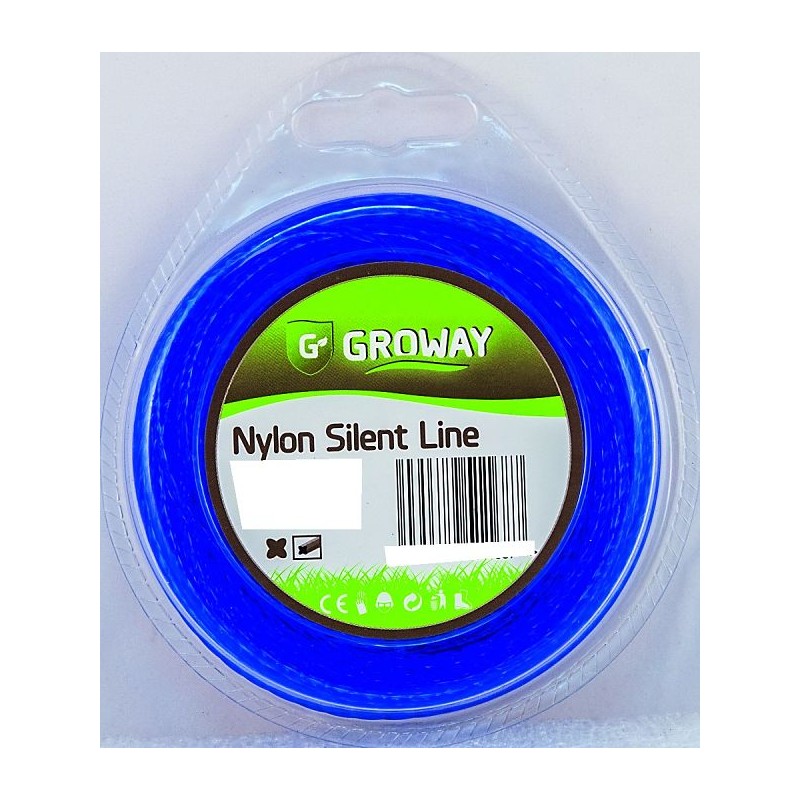 Fil debroussailleuse étoilé 3 mm SILENT blister 14 mètres