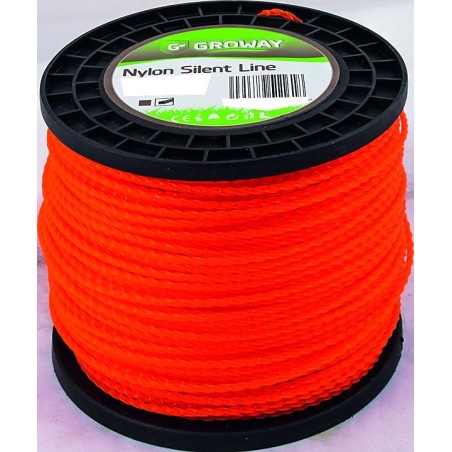 Fil débroussailleuse carré 2,7 mm SILENT bobine 216 mètres