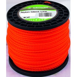 Fil debroussailleuse carré 3,5 mm SILENT bobine 124 mètres