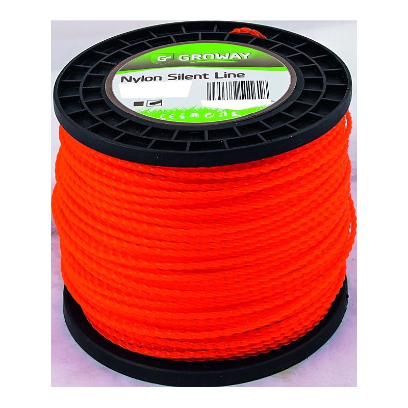 Fil debroussailleuse carré 4 mm SILENT bobine 95 mètres