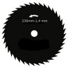 Lame disque débroussailleuse 40 dents 255 mm x 1,4 mm ep.