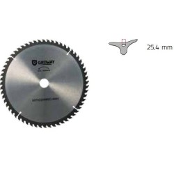 Lame disque débroussailleuse 60 dents WIDIA 255 mm x 1,4 mm ep.