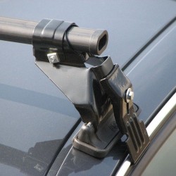 Pack Barres et Coffre de toit fixation portières ECO 108