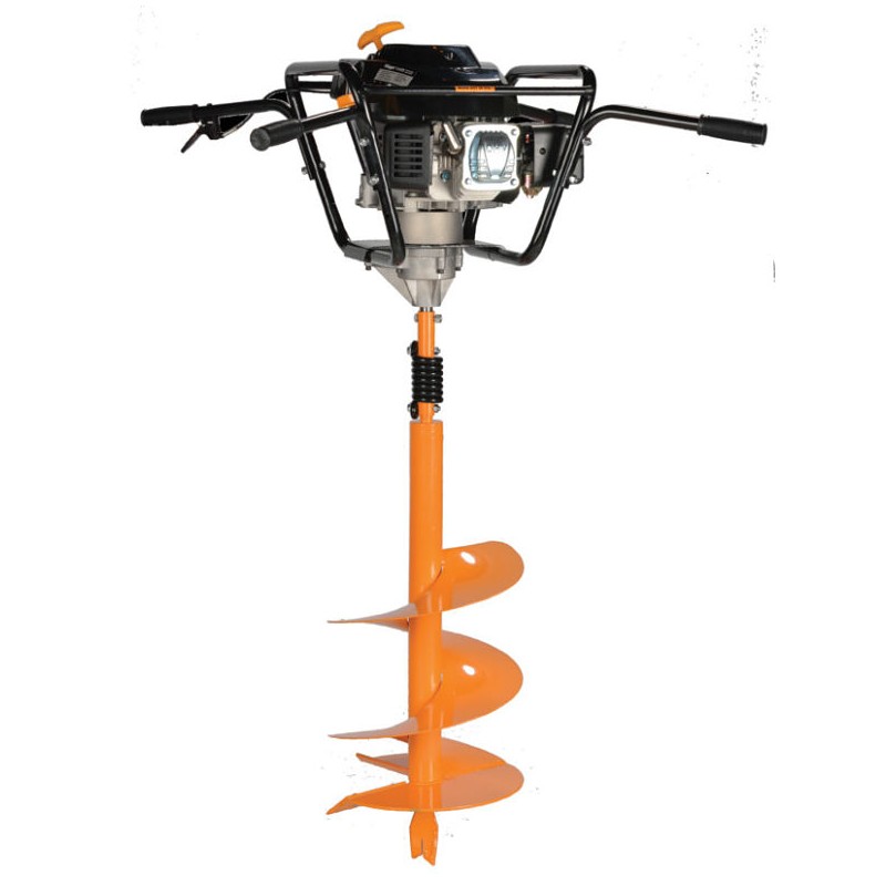 Tarière thermique moteur 4 temps 6 CV cylindrée 173 cm3