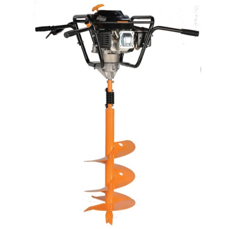 Tarière thermique moteur 4 temps 6 CV cylindrée 173 cm3