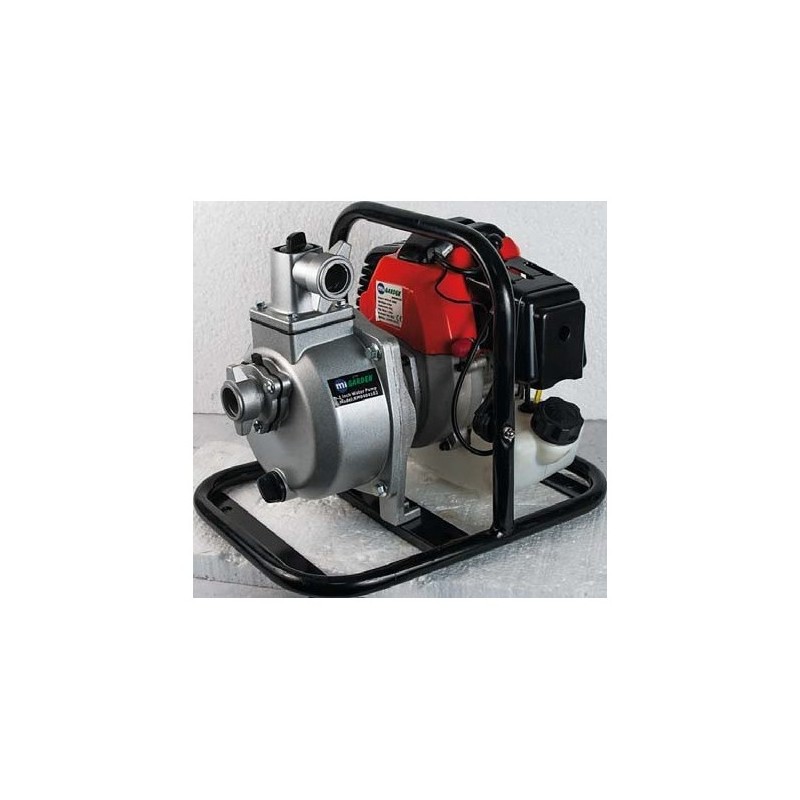 Pompe à eau thermique moteur 2 temps 41 cm3 puissance 1,7 CV débit 7000 litres heure