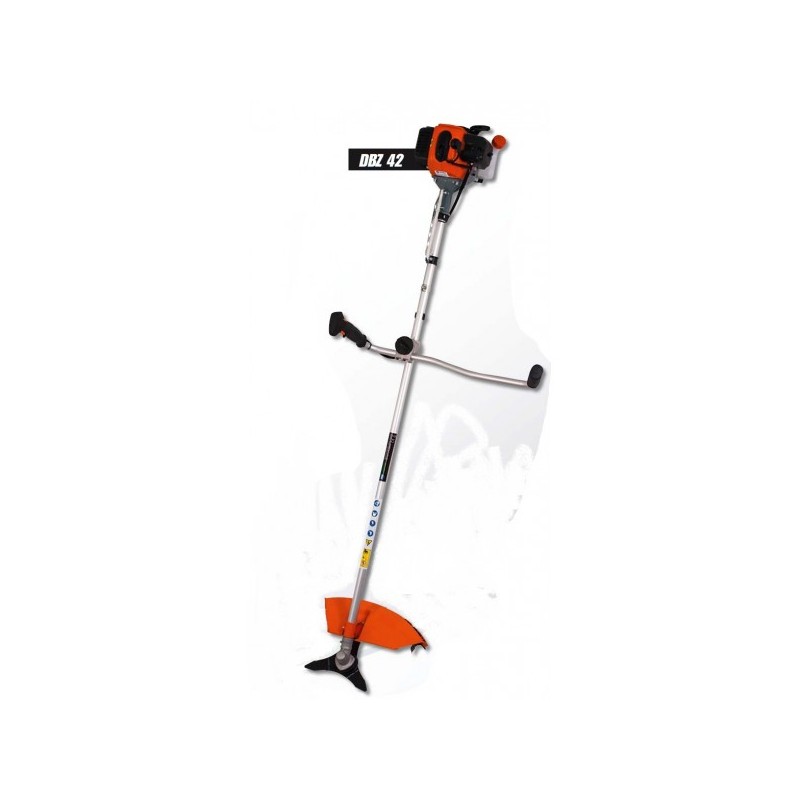 Débroussailleuse thermique DBZ 42 avec moteur 2 temps à refroidissement par air 42,7 cm3 puissance 1,25 Kw