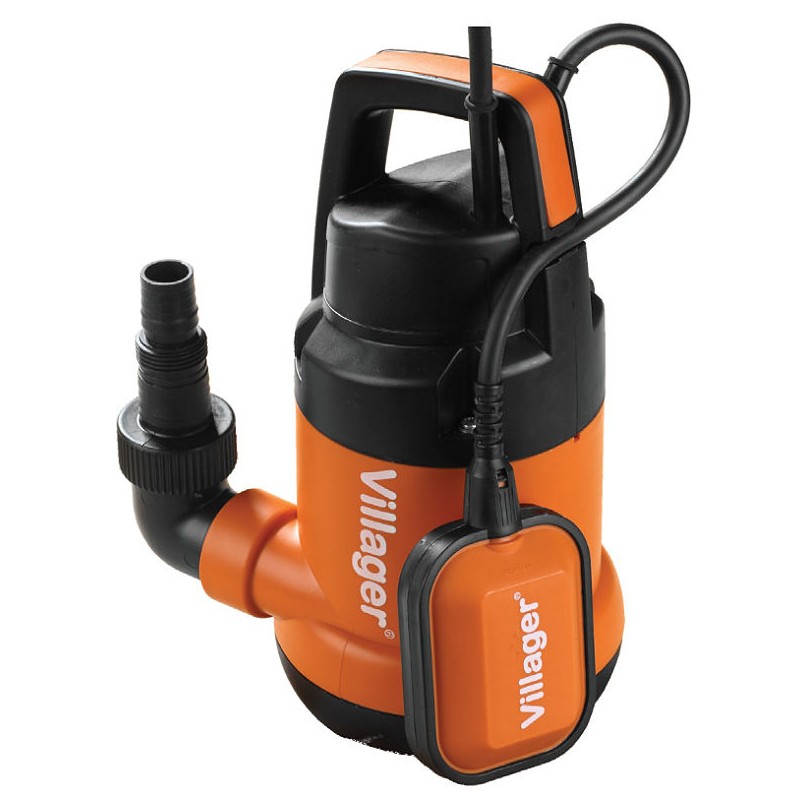 Pompe électrique vide cave eaux claires 250 watts débit 6000 litres heure