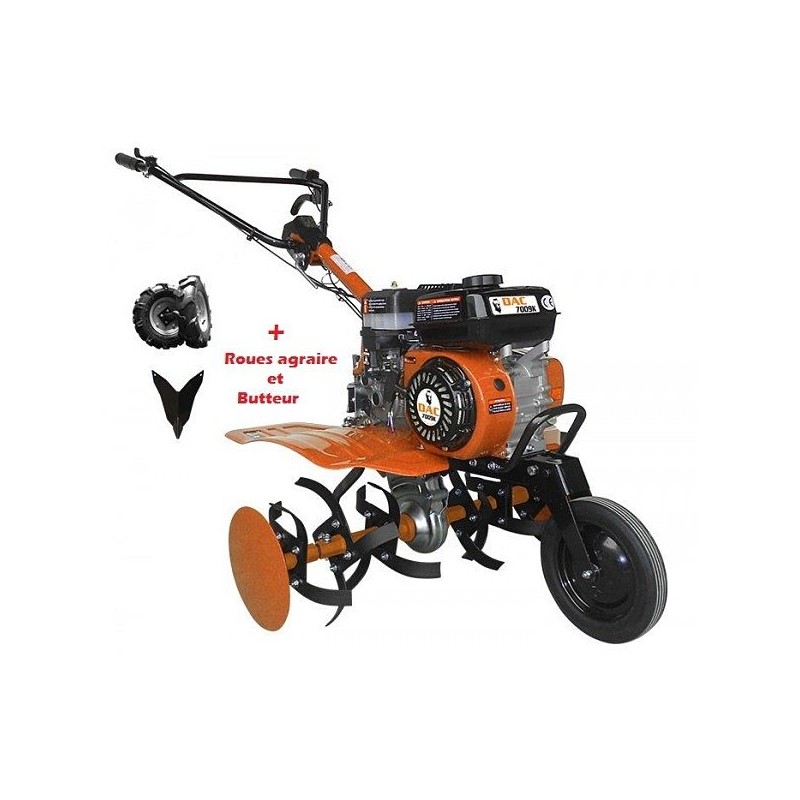 Motobineuse transformable DAC 7009 K moteur 4 temps 7 CV à démarrage manuel