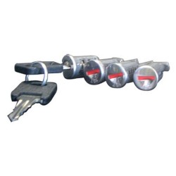 Serrures pour barres de toit acier TOTUS