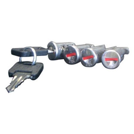 Serrures pour barres de toit acier TOTUS