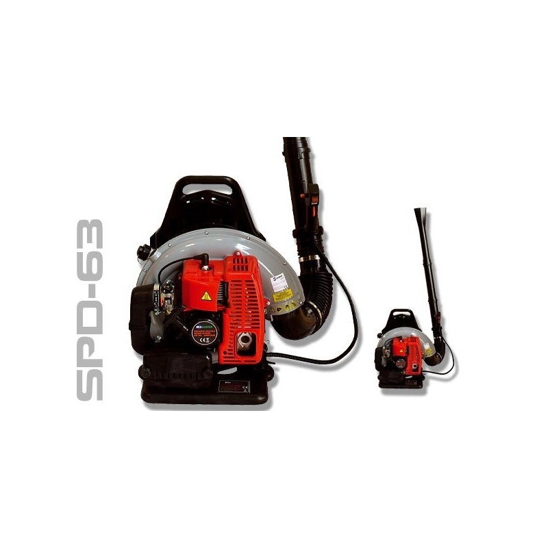 Souffleur de feuilles thermique à dos SPD 63