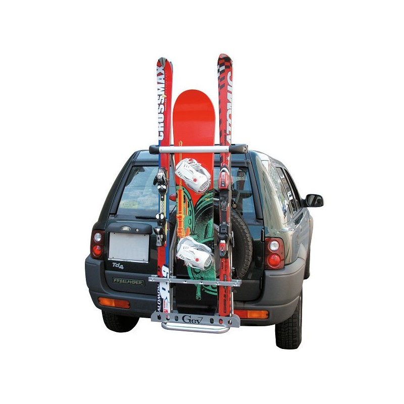 Porte ski arrière sur roue de secours 4x4 et SUV