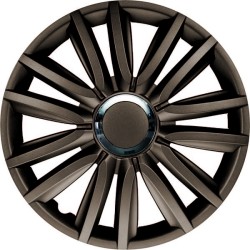 Enjoliveur 15 pouces anthracite INTENSO - pack 4 enjoliveurs