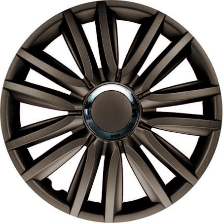 Enjoliveur 14 pouces anthracite INTENSO - pack 4 enjoliveurs