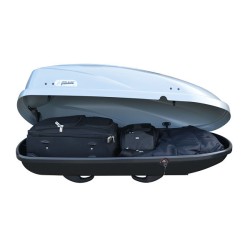 Coffre de toit 370 Litres Travel Gris