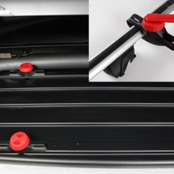 Coffre de toit 450 Litres Wego Noir