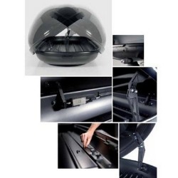 Coffre de toit 450 Litres Wego Noir