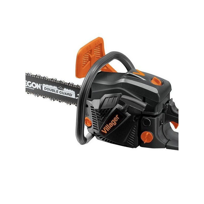 Tronconneuse thermique 2 temps 2,4 cv carter magnesium guide de chaine 45cm