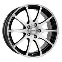 Jante alu 15 pouces DEZENT V Noir 4x114,3 Epica Lacetti Accord Cerato Colt Tiida Forfour V40