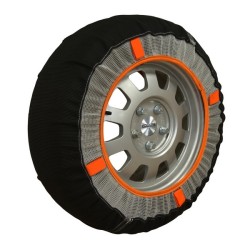 CHAINE TEXTILE TYREFFECT T51 NOIRE-ORANGE