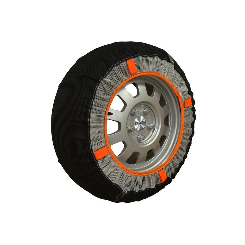 CHAINE TEXTILE TYREFFECT T51 NOIRE-ORANGE