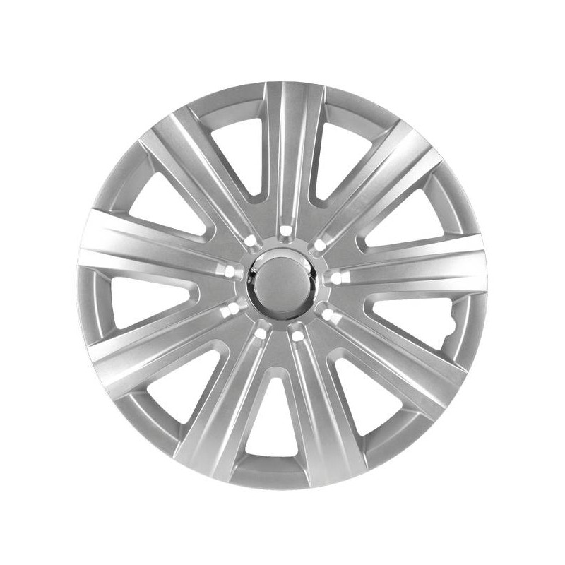 Enjoliveur 14 pouces argent MAGNUM - pack 4 enjoliveurs