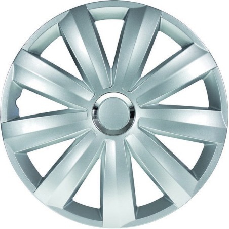 Enjoliveur 14 pouces argent VENTURE - pack 4 enjoliveurs