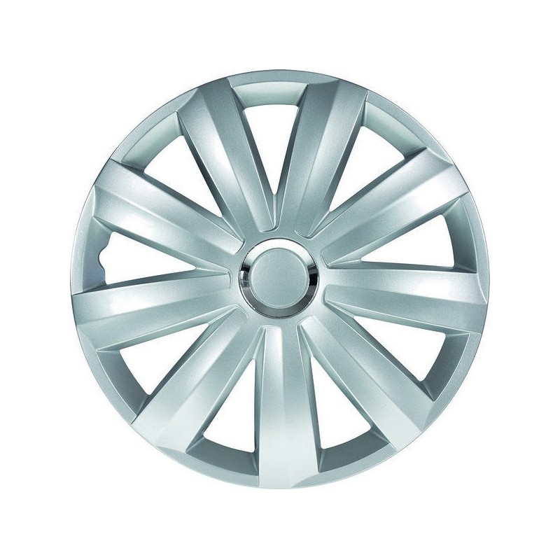 Enjoliveur 16 pouces argent VENTURE - pack 4 enjoliveurs