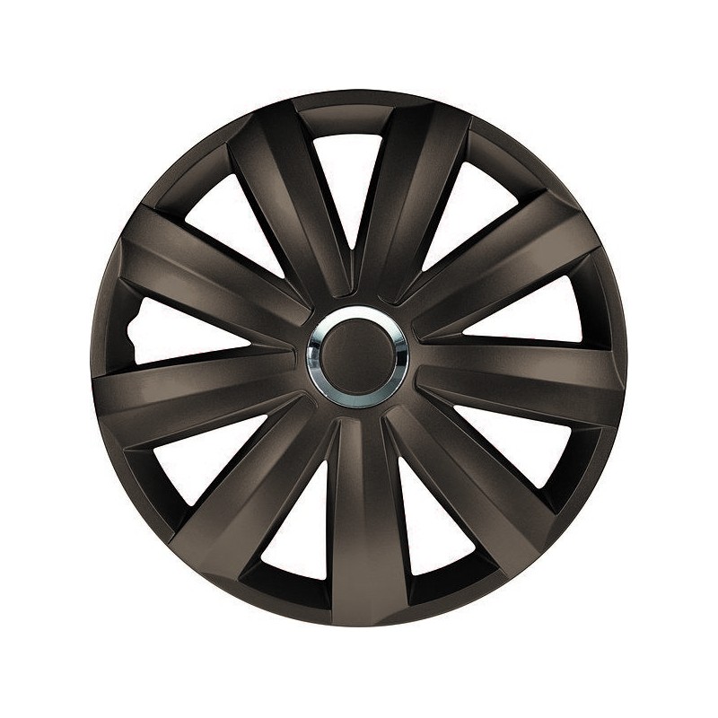 Enjoliveur 16 pouces anthracite VENTURE - pack 4 enjoliveurs