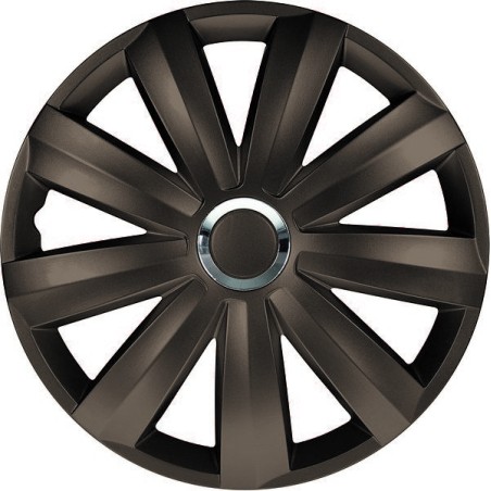 Enjoliveur 16 pouces anthracite VENTURE - pack 4 enjoliveurs