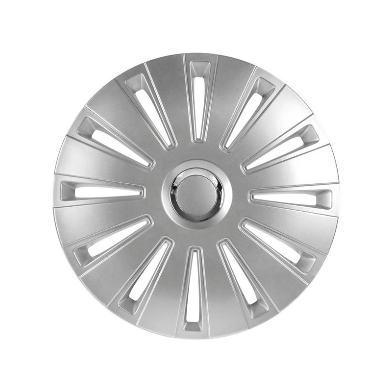 Enjoliveur 14 pouces argent DAYTONA - pack 4 enjoliveurs