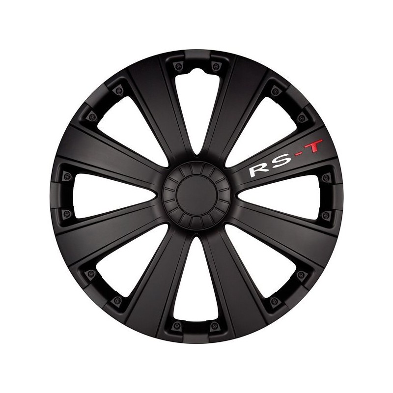 Enjoliveur 14 pouces noir RST - pack de 4 enjoliveurs