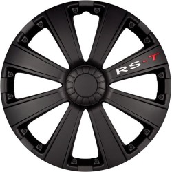 Enjoliveur 16 pouces noir RST - pack de 4 enjoliveurs